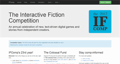 Desktop Screenshot of ifcomp.org